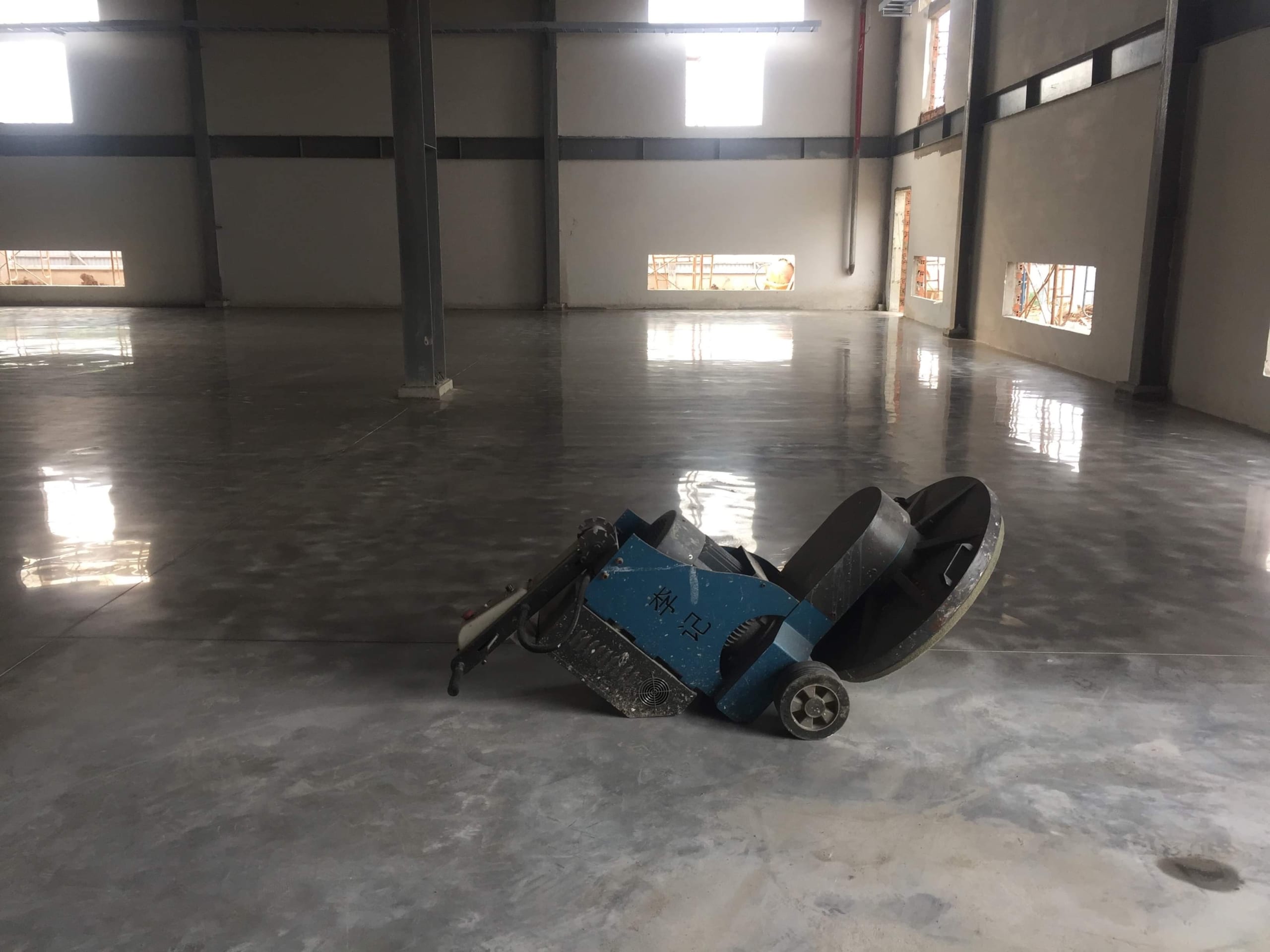 Sàn bê tông được đánh bóng sạch sẽ tại Binhduongco Sàn bê tông được đánh bóng sạch sẽ tại Binhduongco