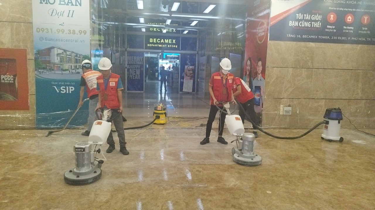 Dịch vụ vệ sinh công nghiệp Bình Dương