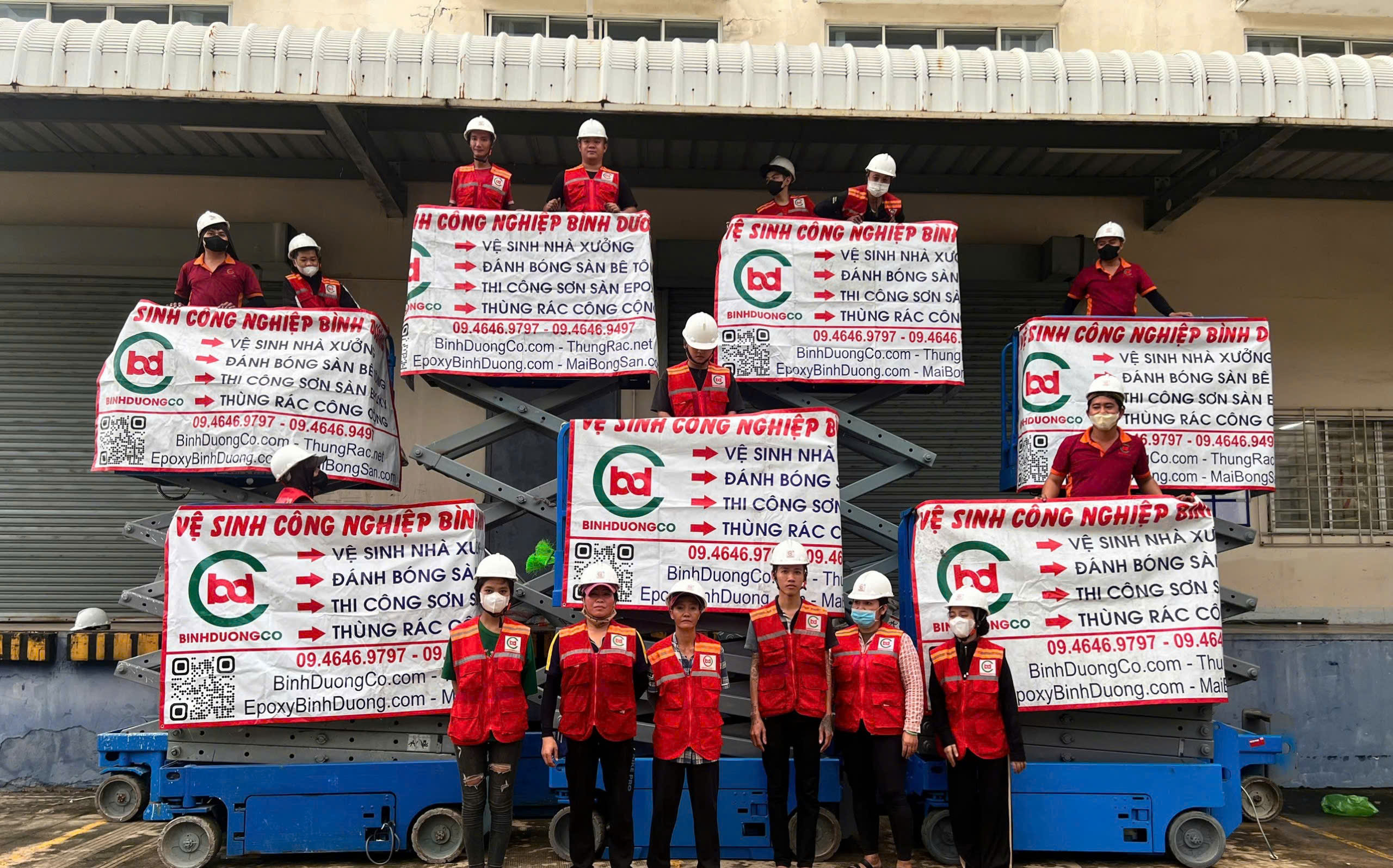 Dịch vụ vệ sinh công nghiệp Bình Dương
