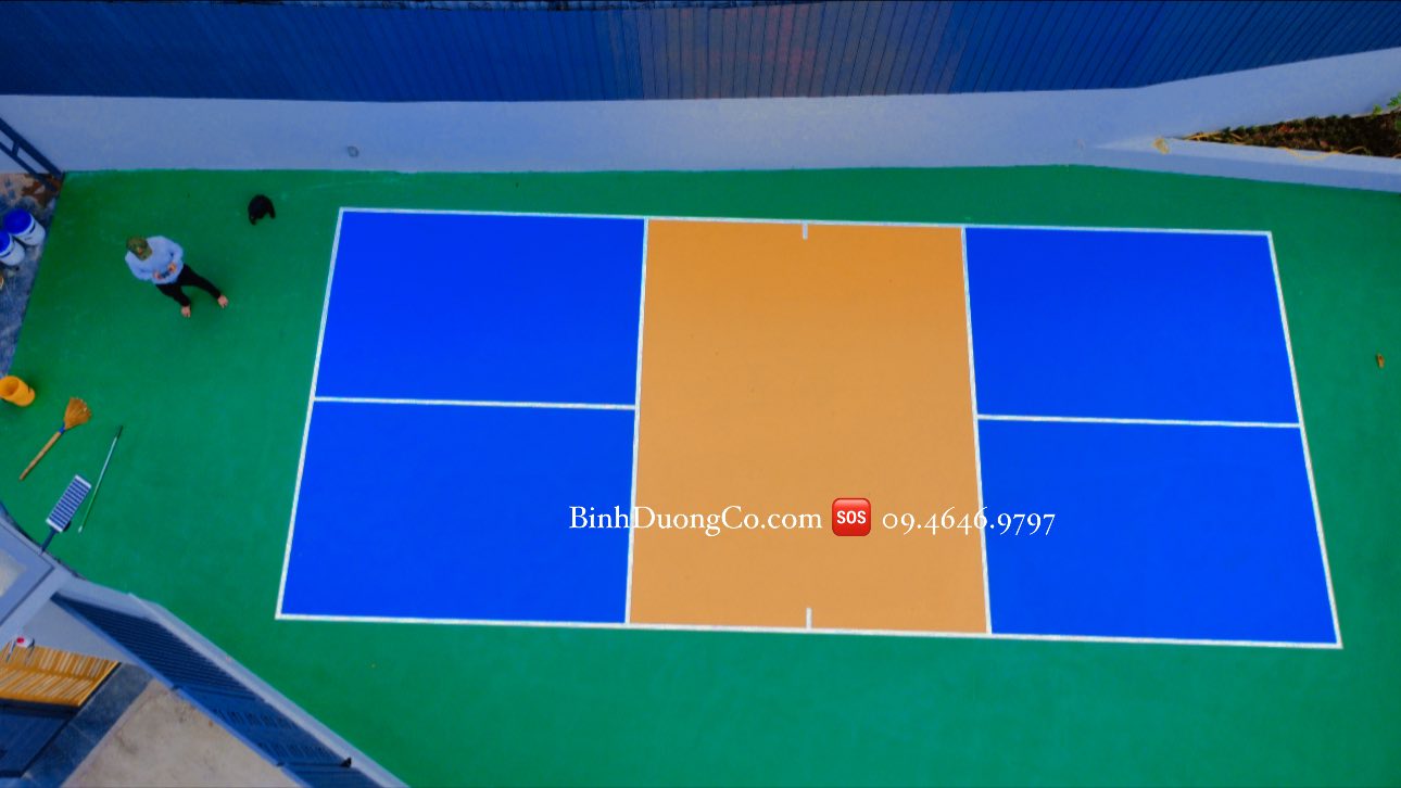 Thi công sân pickleball Bình Dương