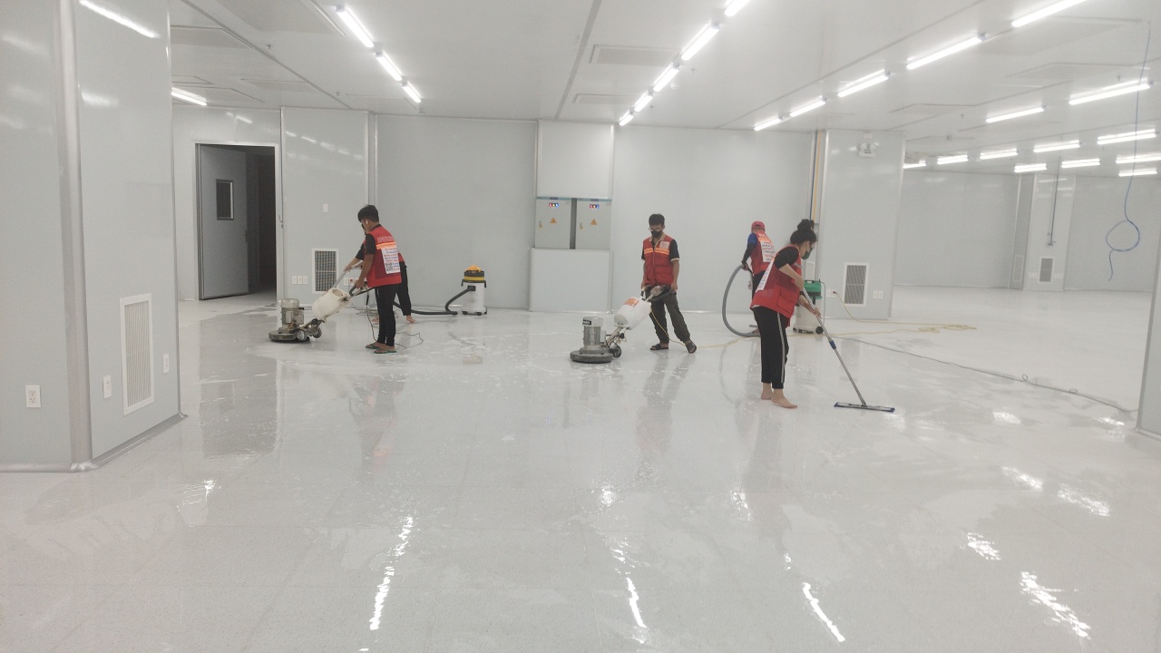 Phủ Bóng Sàn Chống Tĩnh Điện Bình Dương
